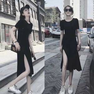 원피스 데일리 코디 치마 롱스커트홈드레스 검정원피