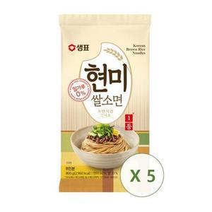 샘표 현미 쌀 소면 800g(8인분) x 5개