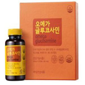 알로에마임 오메가 글루코사민(600mlX120캡슐)X2병 (마임 나이트젤 파우치15장)