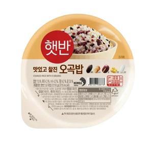 CJ제일제당 [엄마맛집]햇반 오곡밥(210gx36개) 1세트 혼밥 자취생 아침 점심 한그릇뚝딱 겨울식재료