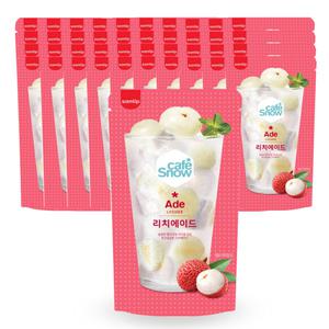 삼립 카페스노우 리치 에이드 230ml x40개 / 편의점 파우치 음료