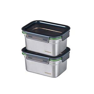 [락앤락][본사] 스텐 스테커블 1L 2개세트 (LST514)
