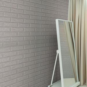 [RG5Q5256]폼블럭 100X20m 연그레이 방수벽지 디자인 보온