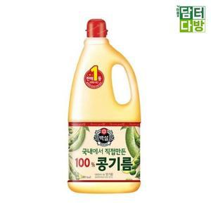 [XBHJJI52_47]백설 콩기름 1 8L X 2개 백설콩기름 요리조미료