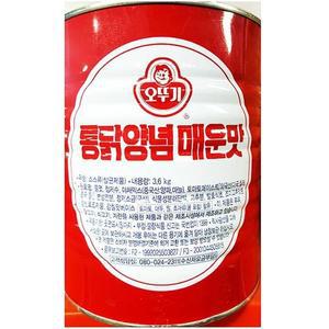 [XBK22J79_47]매운맛 양념치킨소스 오뚜기 3 6K X6 매운소스