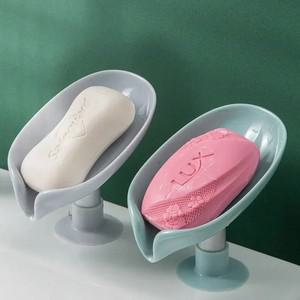 슈퍼리치 둥근나뭇잎 비누받침대 2개 1세트 비누곽 케이스 홀더 물빠짐 부착형 거치대 욕실 화장실 세면...