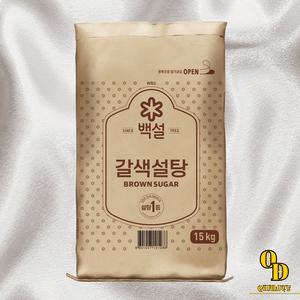 백설 갈색설탕 황설탕 대용량 15KG