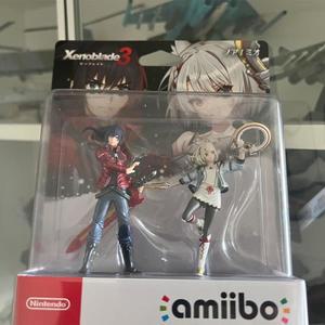 Amiibo 제노블레이드 크로니클 3 애니메이션 피규어, 소라 노아와 미오 2 팩 NS NFC 게임 모델, 조각상 액