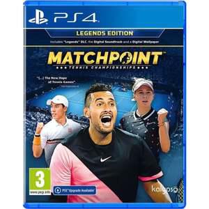 [관부가세포함] 매치포인트 - 테니스 챔피언십 레전드 에디션 [소니 PlayStation 4] PS4 NEW