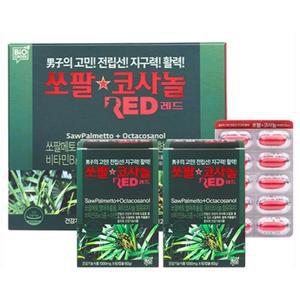 쏘팔 코사놀 RED 레드 4개월 120캡슐 | 쏘팔코사놀 | 기능성 남편선물 부모님선물 보충제 남성건강 보양식