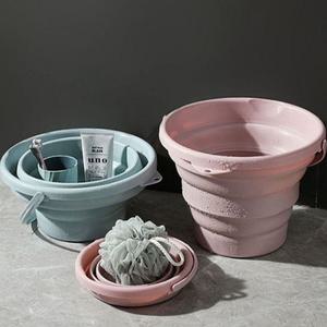 (5L 00414WT) 접이식 세차 물통/세차물통/낚시통/휴대용물통/대용량빨래바구니/세차바스켓/세차도구/세차