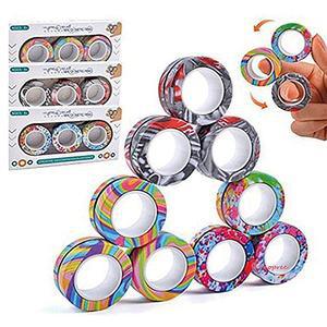 스피너 링 자석 만들기 마그네틱 장난감 큐브 spinner 피잿 피제 토이 링큐브efg762