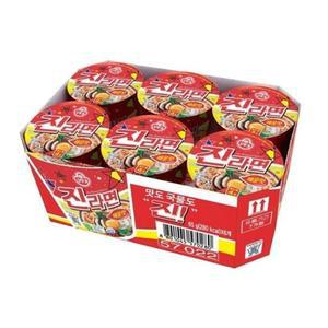 오뚜기 진라면컵 매운맛 (소) 6개입 (1개)