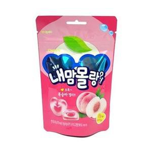 크라운 내맘몰랑 복숭아 젤리 갑(8개입)