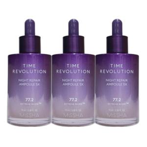 미샤 타임 레볼루션 나이트 보랏빛 앰플 5X 70ml 3개