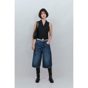 [정품] 자라 자켓 데일리 야상 아웃터 ZARA 핀스트라이프 타이트핏 베스트536570