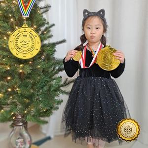 유치원 1등 금메달 운동회 왕금메달 목걸이 역할놀이교구 놀이소품 선물