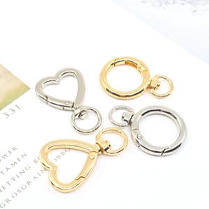 원터치 하트 키링 고리 DIY 키홀더 차키 가방고리 부자재 재료 