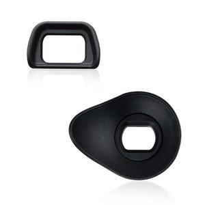 소니 A6300 A6100 A6000용 JJC 2종 FDA-EP10 뷰파인더 아이컵 아이피스, 360 회전 가능 타원형 디자인 + 오리지널 아이섀드 교체