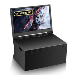G STORY 14 U2018 U2019 XBOX 호환용 SERIES X 4K 휴대용 게임 모니터 IPS 화면 S 에 HDR, 프리싱크 모드 여행용 포함 없음 (XBOX X의 경우 14 U201C&4K)