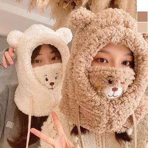 [BZJLMV0S_51IE]곰돌이 보온 트렌드 후드 1P 데일리 넥워머