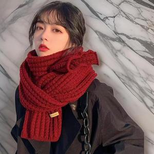 여자 두툼 목도리 니트짜임 풍성 목도리