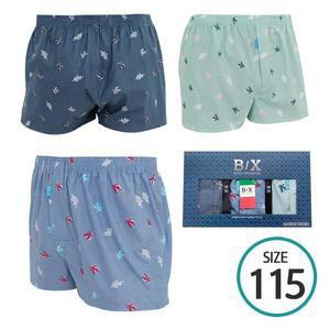 면 빅사이즈 size115 사각트렁크 3매입 남성
