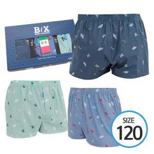 size120 빅사이즈 사각트렁크 남성 면 3매입