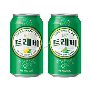 트레비 355ml 레몬/ 24캔+라임/ 24캔=총48캔