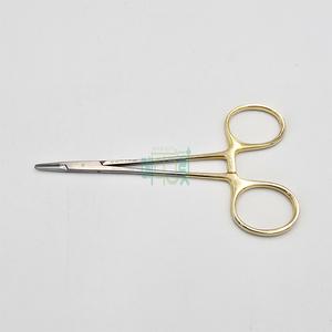 IMD 골드 니들홀더 11cm(무구) JT-24-204A [Halsey Needle Holder T/C] 지침기 봉합기