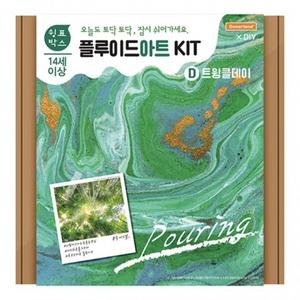 아크릴플루이드도너랜드 쉼표박스 플루이드아트 트윙클데이 물감 DIY그리기키트