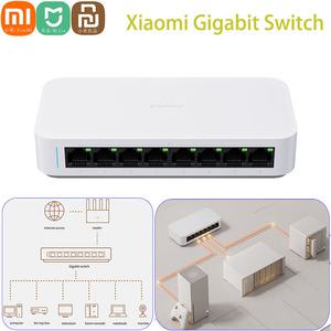 호환 샤오미 미 기가비트 이더넷 스위치 1000Mbps 미니 네트워크 VLAN 스플리터 LAN 라우터 8 포트 RJ45 Mi