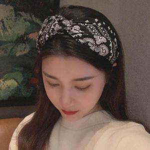 [JHQS92C5_4B](내꺼찜) 터번 넓은 꼬임헤어 와이드