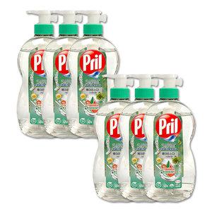 프릴 주방세제 베이킹소다 그린허브향 700ml 6개