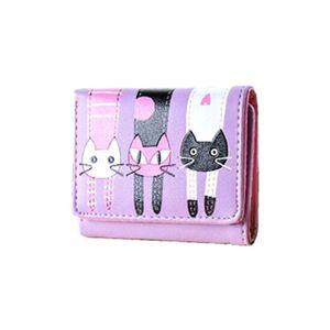 초등반지갑 여학생 PU 11.9cm 3단 패션반지갑 퍼