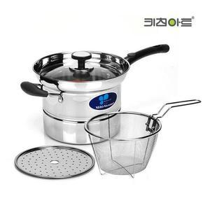 [ME92K018_52C5]키친아트 냄비 찜/국수 찜판 채망 18cm