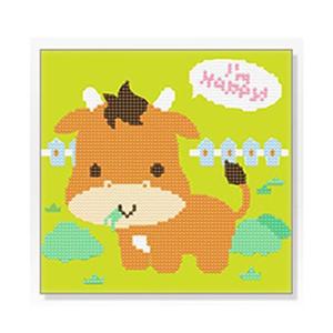 [MENP00JB_52AG]보석십자수 DIY 소 12간지 20x20