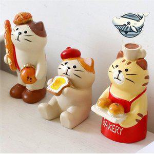 귀여운 고양이 인형 장식 소품 홈 데코 컬렉션 (WFH6UAJ)