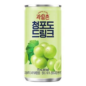 [셀러허브][해태] 해태 과일촌 청포도 드링크 175ml x 60캔 (S13247999)