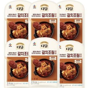 CJ 다담 갈치조림 양념 150g X 6개