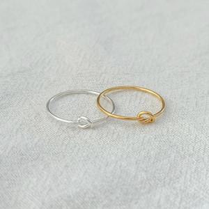 베리영 / 실버925 미니 매듭 실반지 은반지 데일리반지