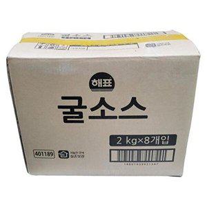 [셀러허브 패션][JHQRSOFZ_52EN]해표 굴소스 2KG 1박스(8입)