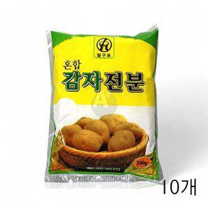 [셀러허브 패션][JHQSM5T4_52ED]절구표 혼합감자전분 X 전분가루 500g 10개
