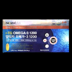 내츄럴플러스 알티지 오메가3 1200 1301.2mg 180캡슐 1박스_WB