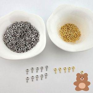 비즈팡 [S1-7-400] 써지컬스틸 부자재 9자핀 나사못 9핀못 나사고리 4x8mm 모음 ,200/50개