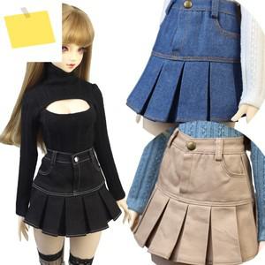 BJD 구체관절 인형 드레스 미니 스커트 데님 43-60CM SD DD 장난감 볼 조인트 액세서리, 14