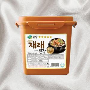 신송된장 재래된장 재래식 전통 6kg 1개