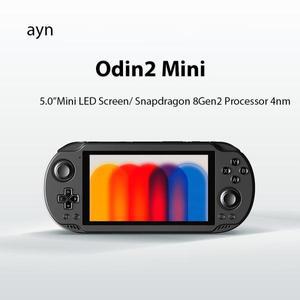 레트로 휴대용 게임기 추억의 고전게임 Ayn Odin2 미니 프로 게임 콘솔 5.0 인치 LED 스크린 RAM12GB ROM25