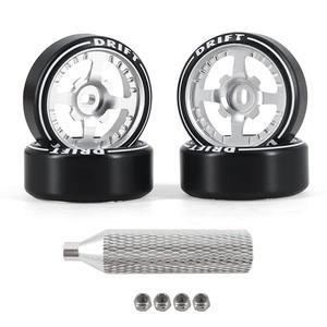 Abend 로고 타이어가 있는 Rc 자동차 드리프트 휠 4개 1/28 Wltoys K969 K989 K929 [2N2W] 스포크 내구성