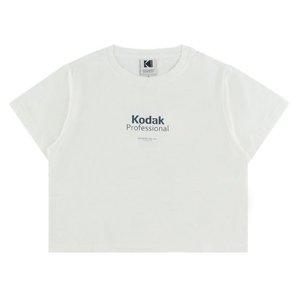 [KODAK]코닥 여성 메일러 그래픽 반팔티셔츠 K5222LRS21-WHT